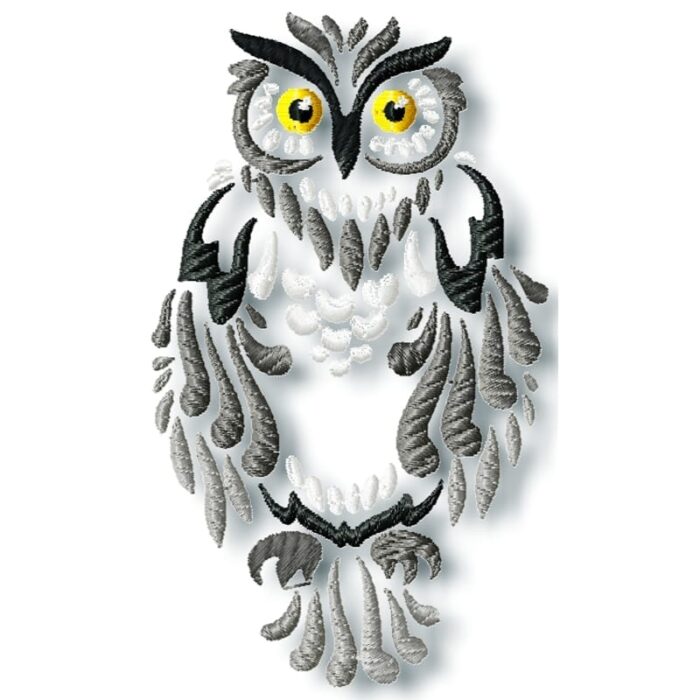 Swirly Owls Machine Embroidery