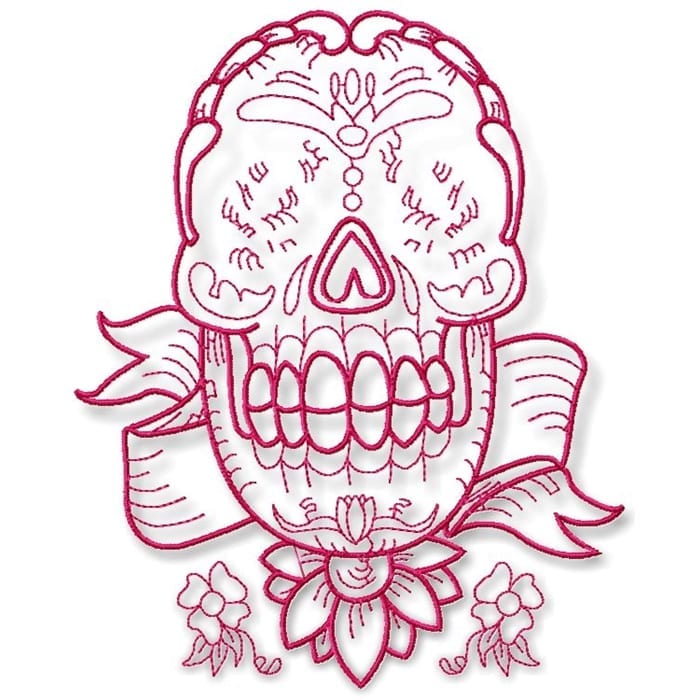 Floral Tribal Skulls