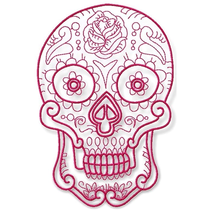 Floral Tribal Skulls
