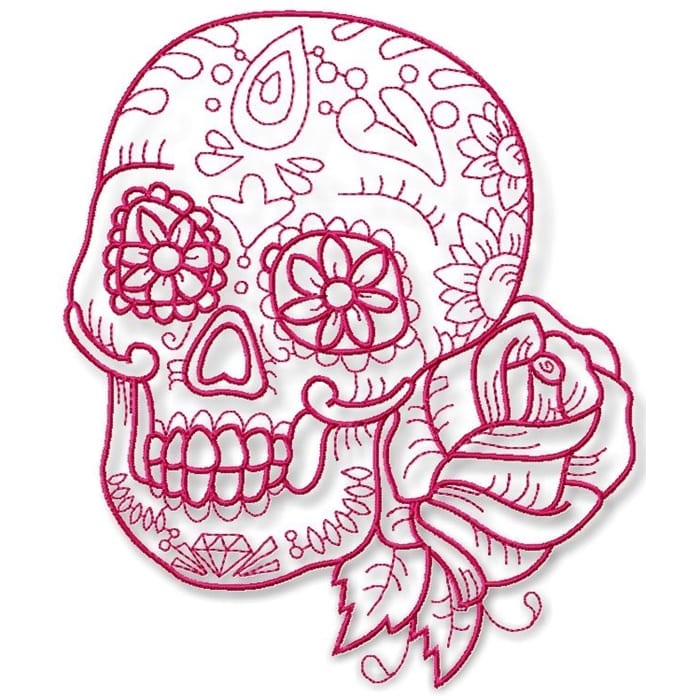 Floral Tribal Skulls