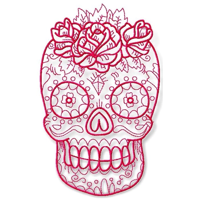 Floral Tribal Skulls