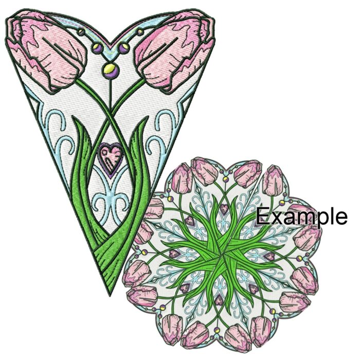 tulip doilies