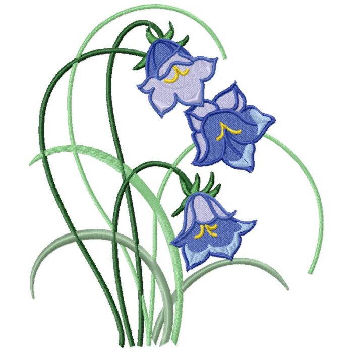 Violet Bell Flower