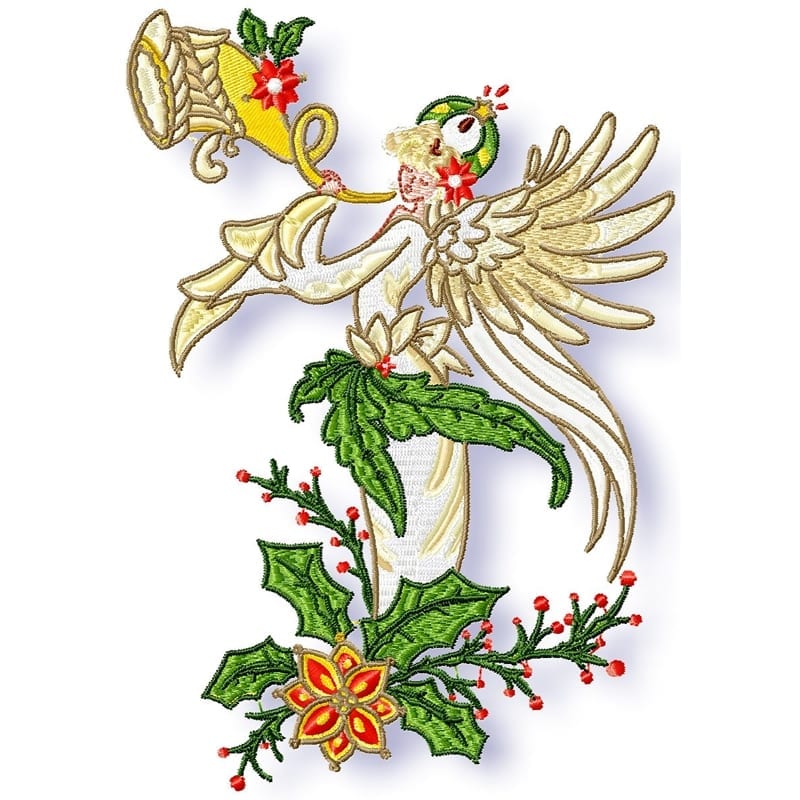 White Christmas Angels