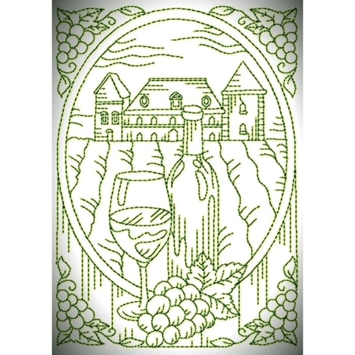 Wine Lovers Linework